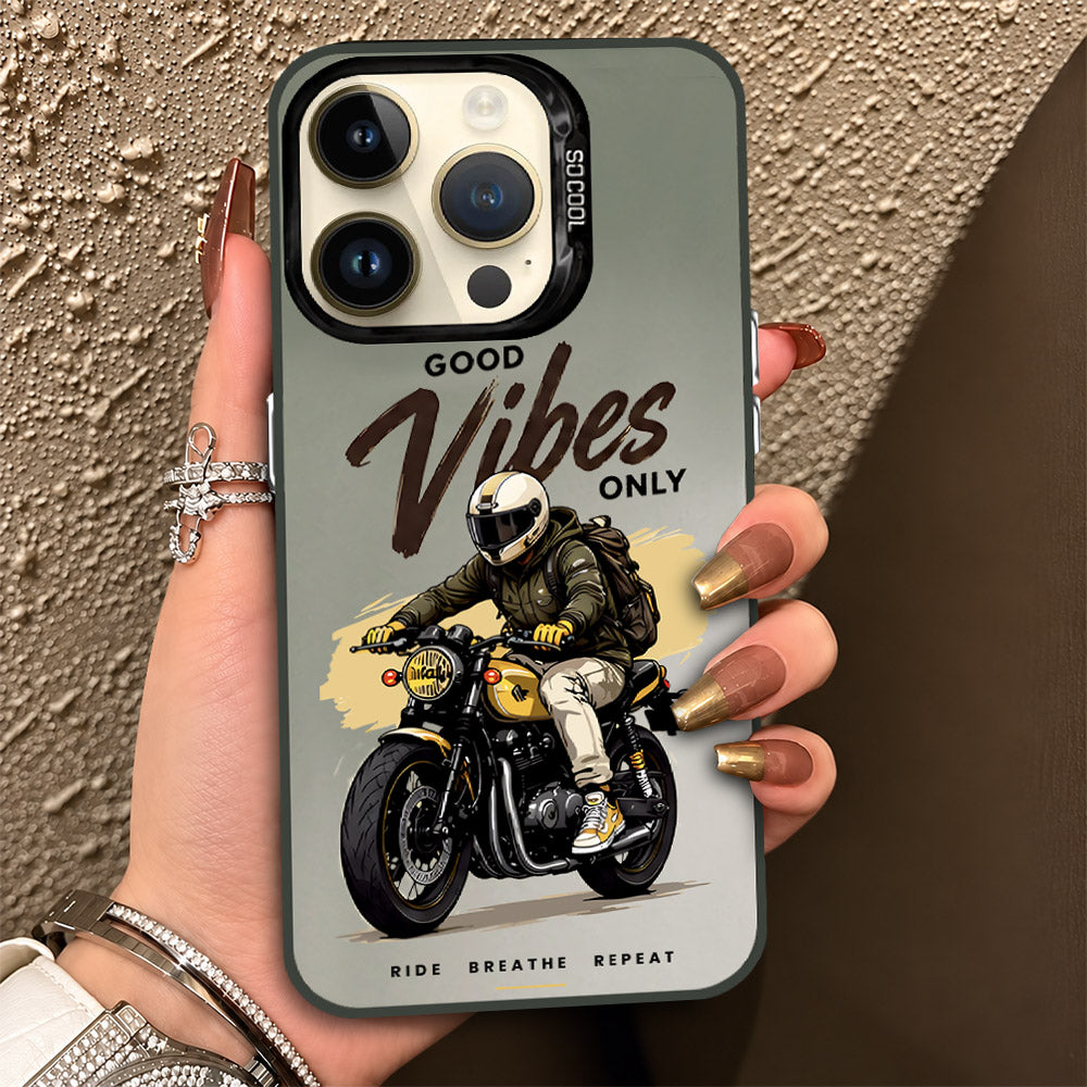iPhone 14 Pro Max Cover - Beyond The Asphalt Series - Lightweight Frosted Pearl Finish Anti-Fingerprint Shockproof Soft Borders Case