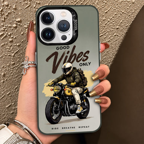 iPhone 13 Pro Max Cover - Beyond The Asphalt Series - Lightweight Frosted Pearl Finish Anti-Fingerprint Shockproof Soft Borders Case