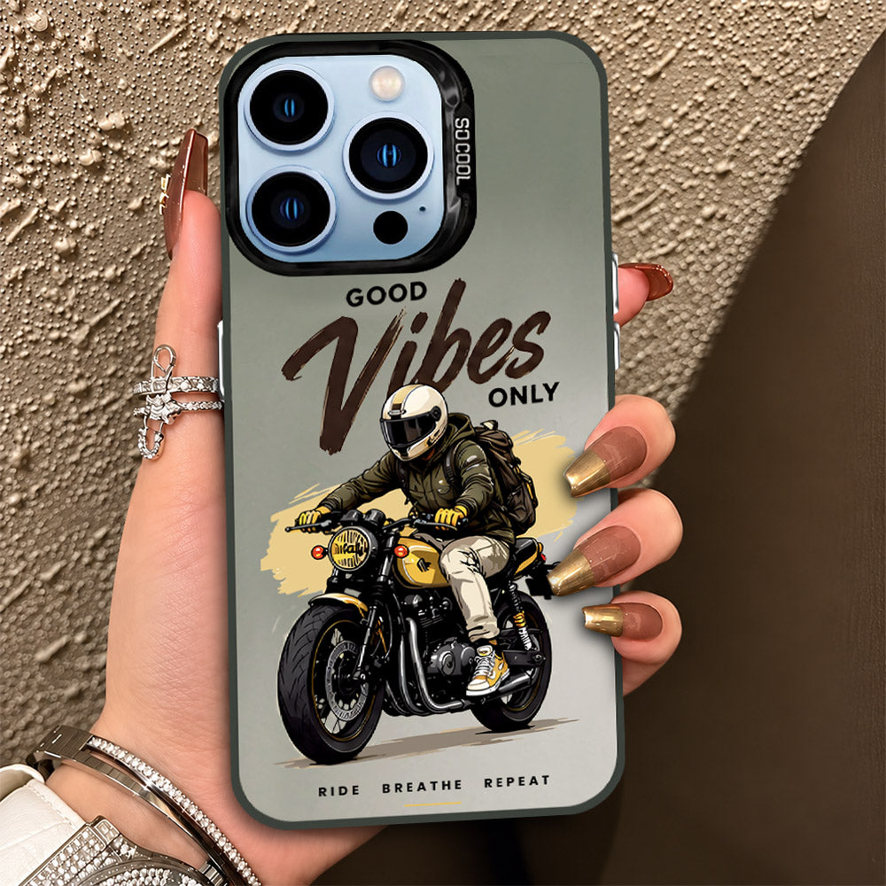 iPhone 13 Pro Cover - Beyond The Asphalt Series - Lightweight Frosted Pearl Finish Anti-Fingerprint Shockproof Soft Borders Case