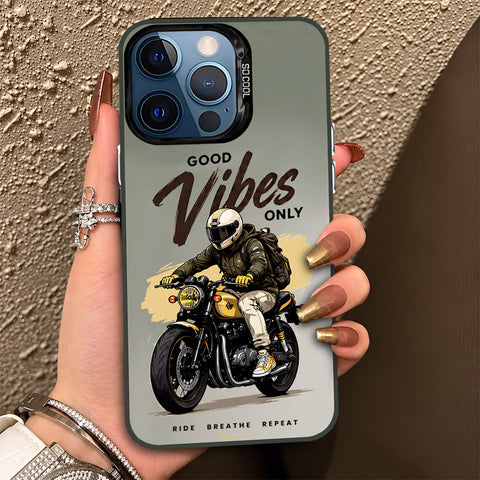 iPhone 12 Pro Max Cover - Beyond The Asphalt Series - Lightweight Frosted Pearl Finish Anti-Fingerprint Shockproof Soft Borders Case