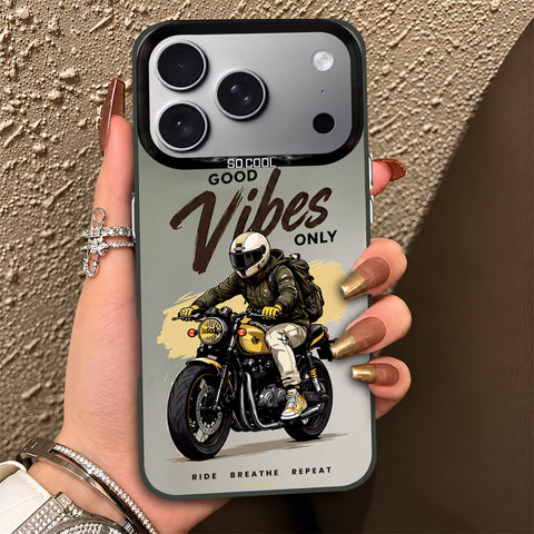 iPhone 17 Pro Cover - Beyond The Asphalt Series - Lightweight Frosted Pearl Finish Anti-Fingerprint Shockproof Soft Borders Case