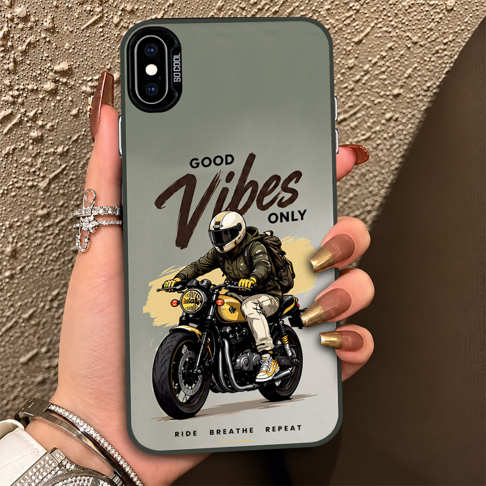 iPhone XS Max Cover - Beyond The Asphalt Series - Lightweight Frosted Pearl Finish Anti-Fingerprint Shockproof Soft Borders Case