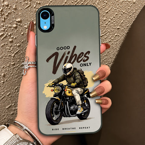 iPhone XR Cover - Beyond The Asphalt Series - Lightweight Frosted Pearl Finish Anti-Fingerprint Shockproof Soft Borders Case
