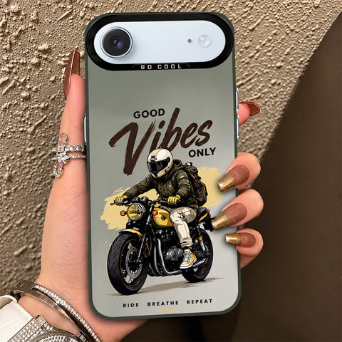 iPhone 17 Air Cover - Beyond The Asphalt Series - Lightweight Frosted Pearl Finish Anti-Fingerprint Shockproof Soft Borders Case