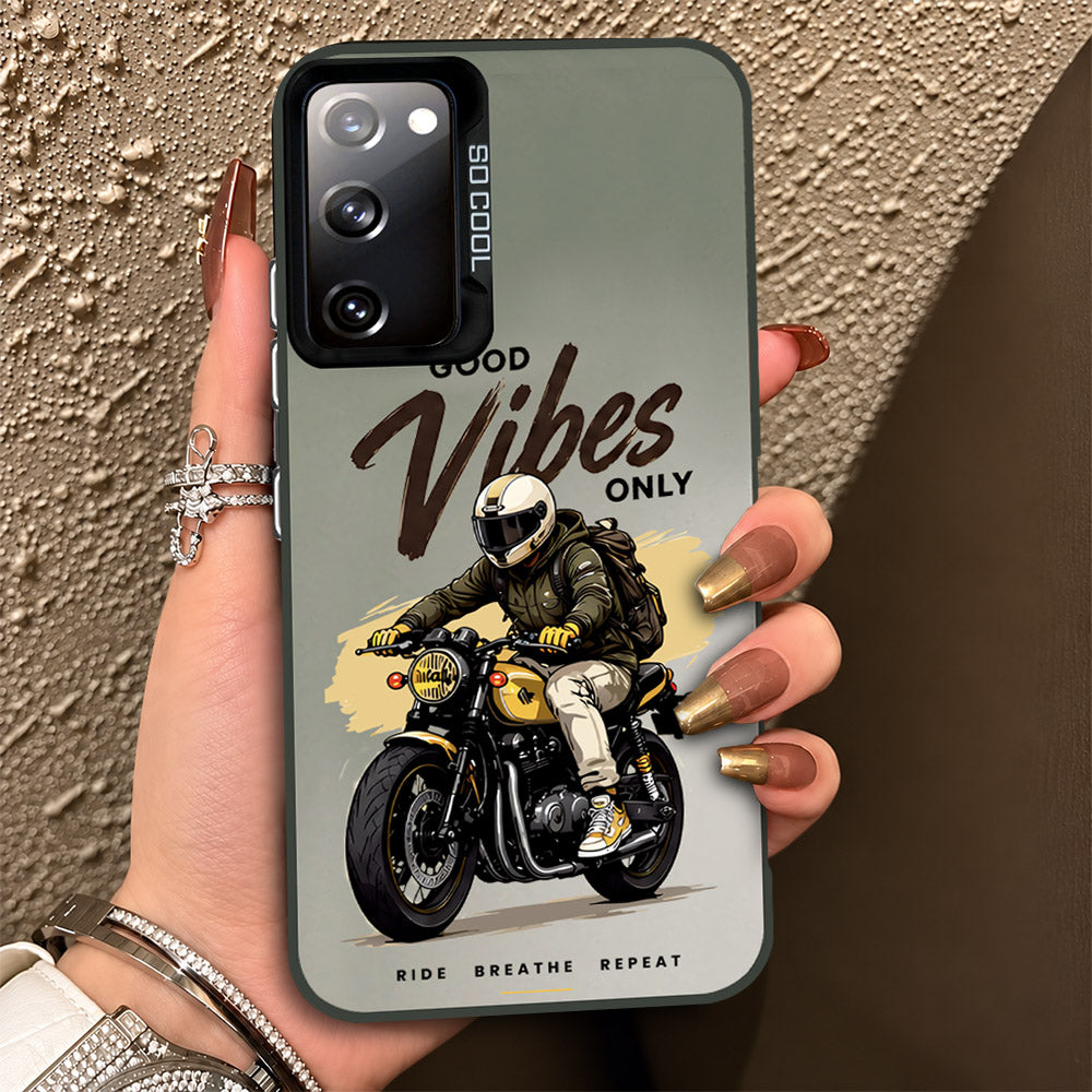 Samsung Galaxy S20 FE Cover - Beyond The Asphalt Series - Lightweight Frosted Pearl Finish Anti-Fingerprint Shockproof Soft Borders Case