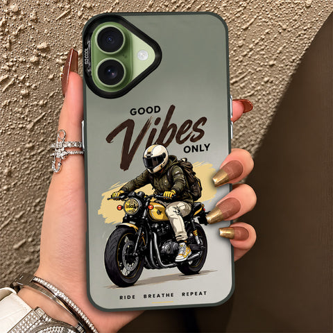 iPhone 17 Cover - Beyond The Asphalt Series - Lightweight Frosted Pearl Finish Anti-Fingerprint Shockproof Soft Borders Case