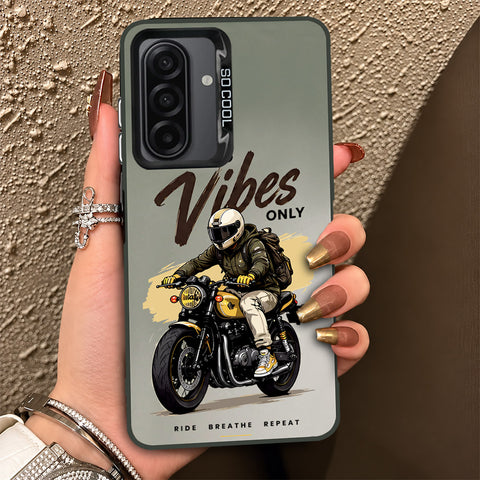 Samsung Galaxy M17 Cover - Beyond The Asphalt Series - Lightweight Frosted Pearl Finish Anti-Fingerprint Shockproof Soft Borders Case