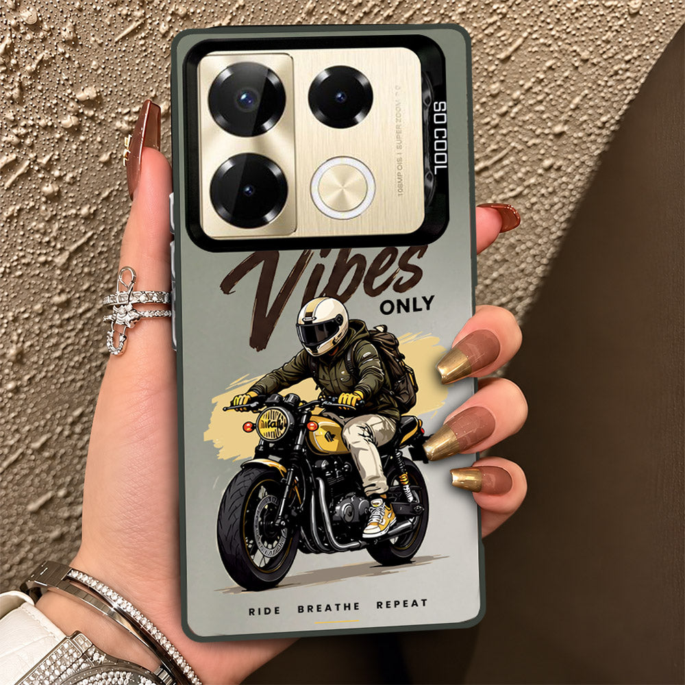 Infinix Note 40 Pro Plus Cover - Beyond The Asphalt Series - Lightweight Frosted Pearl Finish Anti-Fingerprint Shockproof Soft Borders Case