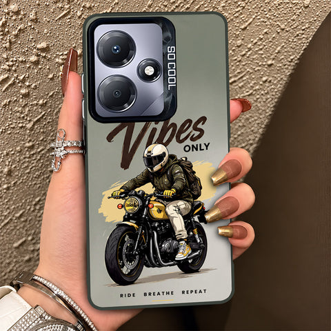 Infinix Hot 30 Play Cover - Beyond The Asphalt Series - Lightweight Frosted Pearl Finish Anti-Fingerprint Shockproof Soft Borders Case