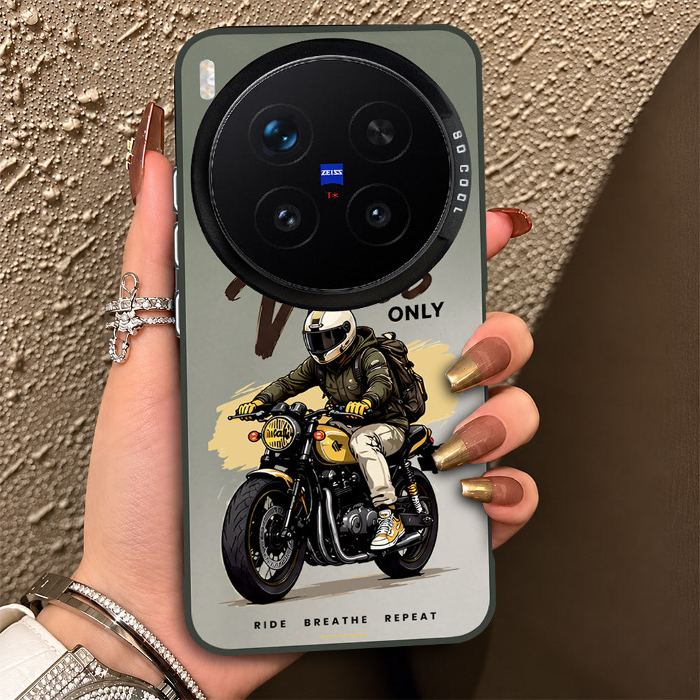 Vivo X300 Pro Cover - Beyond The Asphalt Series - Lightweight Frosted Pearl Finish Anti-Fingerprint Shockproof Soft Borders Case