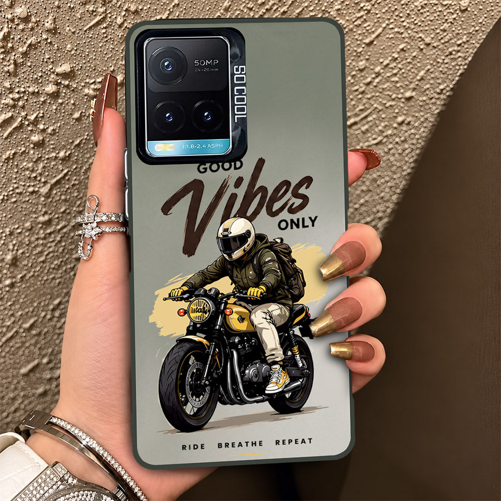 Vivo Y21 Cover - Beyond The Asphalt Series - Lightweight Frosted Pearl Finish Anti-Fingerprint Shockproof Soft Borders Case