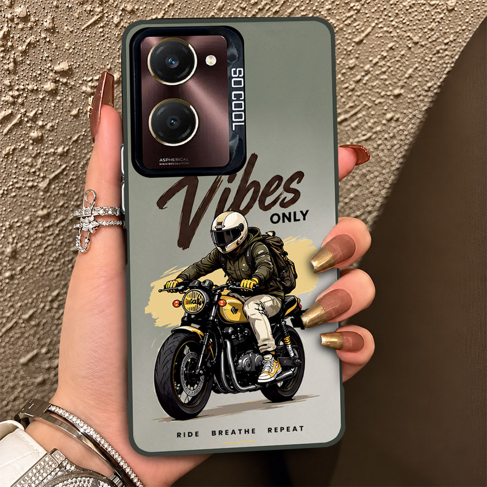 vivo Z5 Cover - Beyond The Asphalt Series - Lightweight Frosted Pearl Finish Anti-Fingerprint Shockproof Soft Borders Case