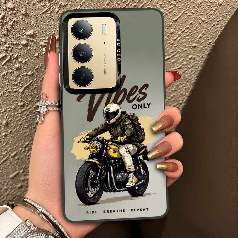 Realme C75x Cover - Beyond The Asphalt Series - Lightweight Frosted Pearl Finish Anti-Fingerprint Shockproof Soft Borders Case