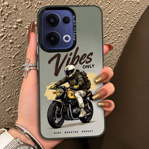 Oppo Reno 13 Cover - Beyond The Asphalt Series - Lightweight Frosted Pearl Finish Anti-Fingerprint Shockproof Soft Borders Case