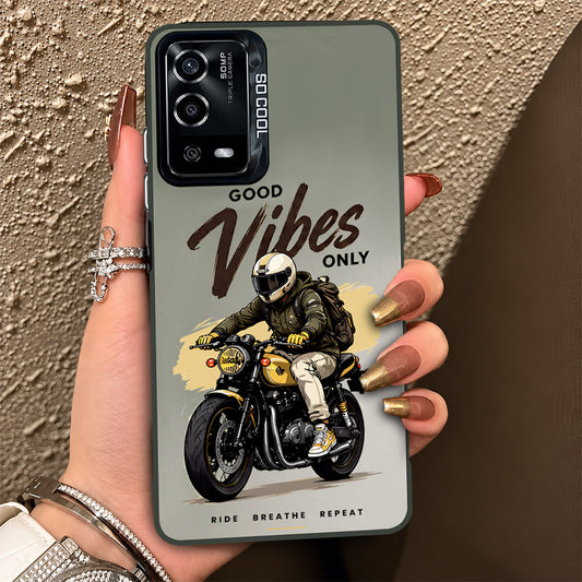 Oppo A16 Cover - Beyond The Asphalt Series - Lightweight Frosted Pearl Finish Anti-Fingerprint Shockproof Soft Borders Case
