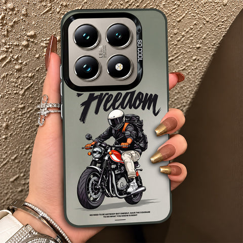 Xiaomi 14T Cover - Beyond The Asphalt Series - Lightweight Frosted Pearl Finish Anti-Fingerprint Shockproof Soft Borders Case