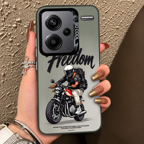 Xiaomi Redmi Note 13 Pro Plus 5G XFF Edition Cover - Beyond The Asphalt Series - Lightweight Frosted Pearl Finish Anti-Fingerprint Shockproof Soft Borders Case