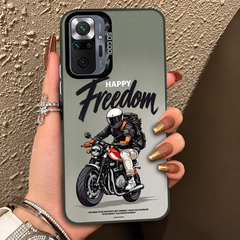 Xiaomi Redmi Note 10 Pro 4G Cover - Beyond The Asphalt Series - Lightweight Frosted Pearl Finish Anti-Fingerprint Shockproof Soft Borders Case