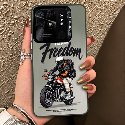 Xiaomi Redmi 10C Cover - Beyond The Asphalt Series - Lightweight Frosted Pearl Finish Anti-Fingerprint Shockproof Soft Borders Case