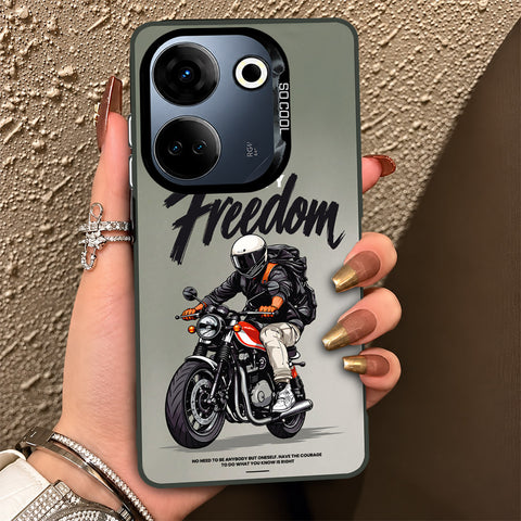 Tecno Camon 20 Cover - Beyond The Asphalt Series - Lightweight Frosted Pearl Finish Anti-Fingerprint Shockproof Soft Borders Case