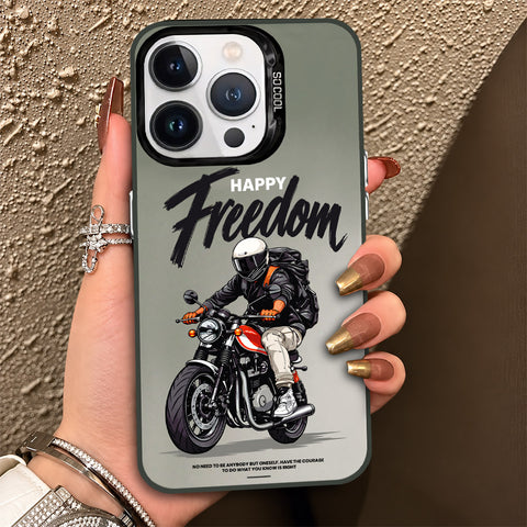 iPhone 13 Pro Max Cover - Beyond The Asphalt Series - Lightweight Frosted Pearl Finish Anti-Fingerprint Shockproof Soft Borders Case