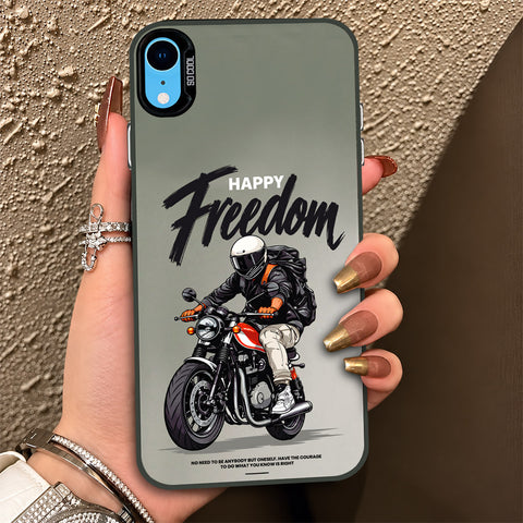 iPhone XR Cover - Beyond The Asphalt Series - Lightweight Frosted Pearl Finish Anti-Fingerprint Shockproof Soft Borders Case