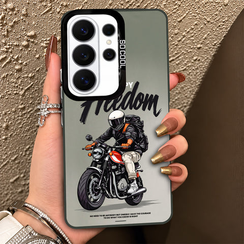 Samsung Galaxy S26 Ultra Cover - Beyond The Asphalt Series - Lightweight Frosted Pearl Finish Anti-Fingerprint Shockproof Soft Borders Case