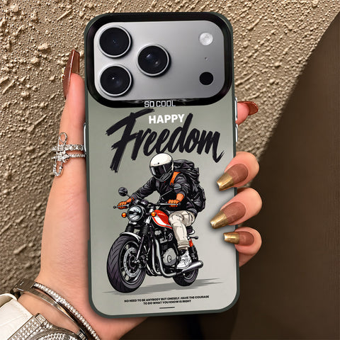 iPhone 17 Pro Max Cover - Beyond The Asphalt Series - Lightweight Frosted Pearl Finish Anti-Fingerprint Shockproof Soft Borders Case