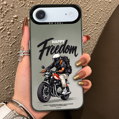 iPhone 17 Air Cover - Beyond The Asphalt Series - Lightweight Frosted Pearl Finish Anti-Fingerprint Shockproof Soft Borders Case