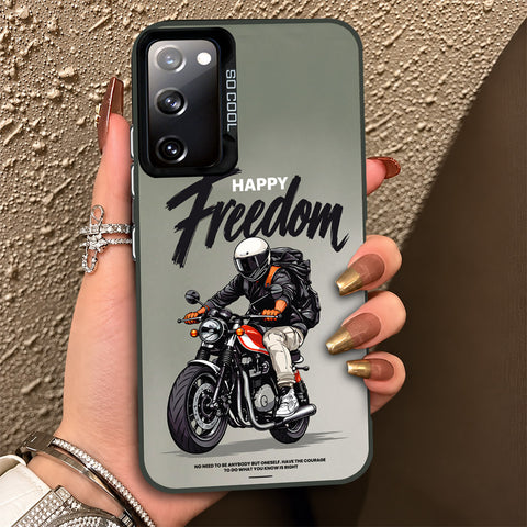 Samsung Galaxy S20 FE Cover - Beyond The Asphalt Series - Lightweight Frosted Pearl Finish Anti-Fingerprint Shockproof Soft Borders Case