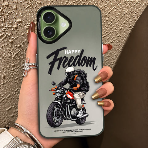 iPhone 17 Cover - Beyond The Asphalt Series - Lightweight Frosted Pearl Finish Anti-Fingerprint Shockproof Soft Borders Case