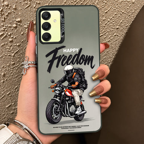 Samsung Galaxy A25 5G Cover - Beyond The Asphalt Series - Lightweight Frosted Pearl Finish Anti-Fingerprint Shockproof Soft Borders Case