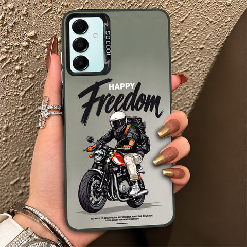 Samsung Galaxy A16 5G Cover - Beyond The Asphalt Series - Lightweight Frosted Pearl Finish Anti-Fingerprint Shockproof Soft Borders Case