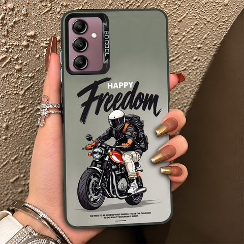 Samsung Galaxy A14 5G Cover - Beyond The Asphalt Series - Lightweight Frosted Pearl Finish Anti-Fingerprint Shockproof Soft Borders Case
