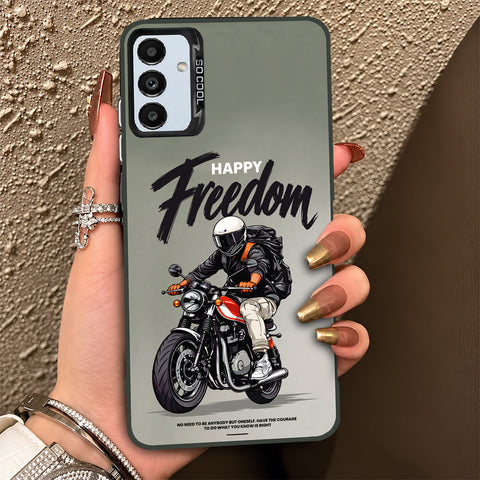 Samsung Galaxy A13 5G Cover - Beyond The Asphalt Series - Lightweight Frosted Pearl Finish Anti-Fingerprint Shockproof Soft Borders Case