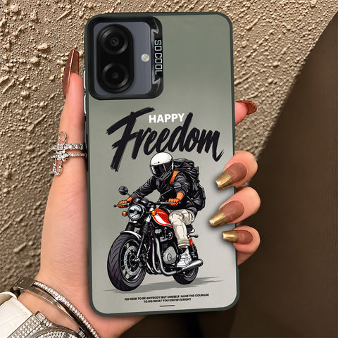 Samsung Galaxy M07 Cover - Beyond The Asphalt Series - Lightweight Frosted Pearl Finish Anti-Fingerprint Shockproof Soft Borders Case