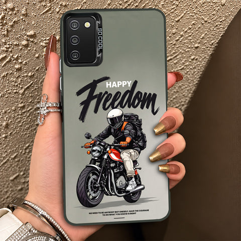 Samsung Galaxy M02s Cover - Beyond The Asphalt Series - Lightweight Frosted Pearl Finish Anti-Fingerprint Shockproof Soft Borders Case