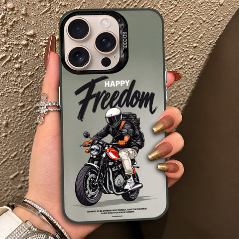 iPhone 16 Pro Max Cover - Beyond The Asphalt Series - Lightweight Frosted Pearl Finish Anti-Fingerprint Shockproof Soft Borders Case