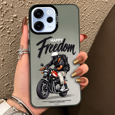 Oppo Reno 15F Cover - Beyond The Asphalt Series - Lightweight Frosted Pearl Finish Anti-Fingerprint Shockproof Soft Borders Case