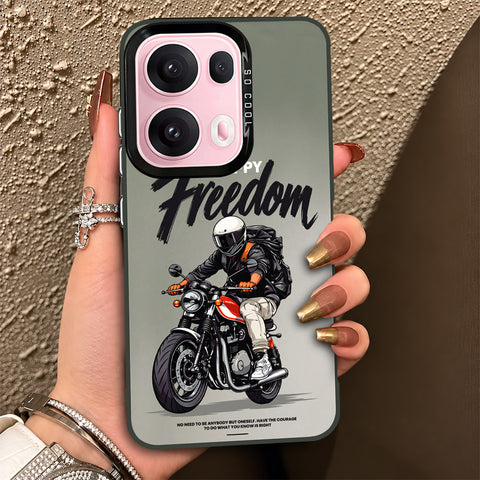 Oppo Reno 13 Pro Cover - Beyond The Asphalt Series - Lightweight Frosted Pearl Finish Anti-Fingerprint Shockproof Soft Borders Case