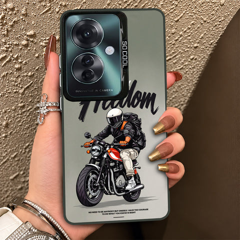 Oppo Reno 11F 5G Cover - Beyond The Asphalt Series - Lightweight Frosted Pearl Finish Anti-Fingerprint Shockproof Soft Borders Case