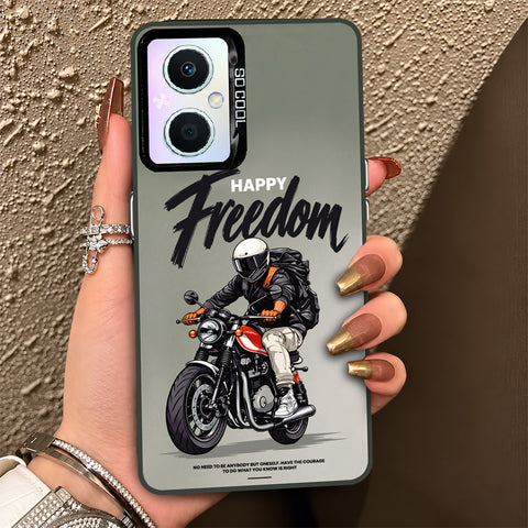 Oppo Reno 7 Lite Cover - Beyond The Asphalt Series - Lightweight Frosted Pearl Finish Anti-Fingerprint Shockproof Soft Borders Case