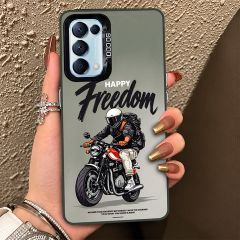 Oppo Reno 5 4G Cover - Beyond The Asphalt Series - Lightweight Frosted Pearl Finish Anti-Fingerprint Shockproof Soft Borders Case