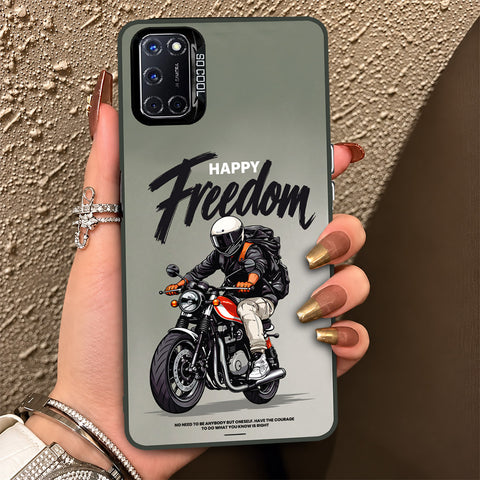 Oppo A72 Cover - Beyond The Asphalt Series - Lightweight Frosted Pearl Finish Anti-Fingerprint Shockproof Soft Borders Case