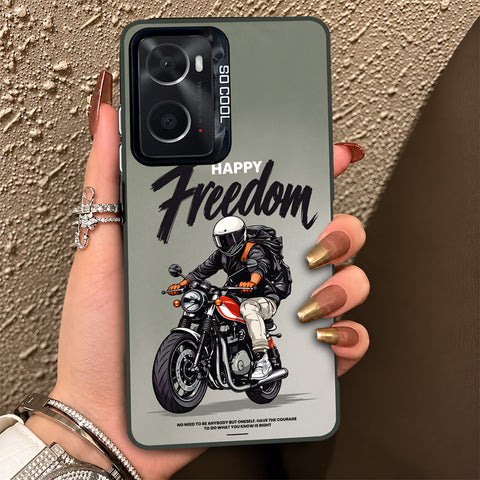 Oppo A36 Cover - Beyond The Asphalt Series - Lightweight Frosted Pearl Finish Anti-Fingerprint Shockproof Soft Borders Case
