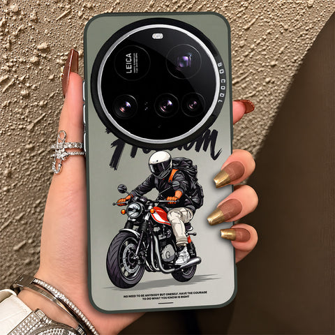 Xiaomi 15 Ultra Cover - Beyond The Asphalt Series - Lightweight Frosted Pearl Finish Anti-Fingerprint Shockproof Soft Borders Case
