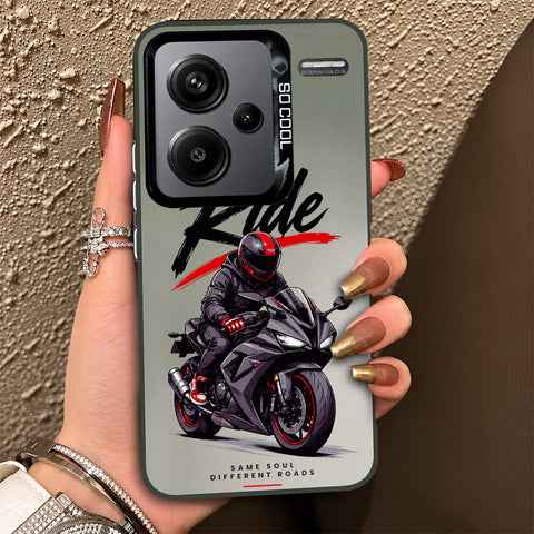 Xiaomi Redmi Note 13 Pro Plus 5G XFF Edition Cover - Beyond The Asphalt Series - Lightweight Frosted Pearl Finish Anti-Fingerprint Shockproof Soft Borders Case