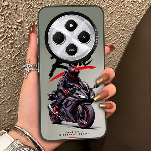 Xiaomi Redmi A4 Cover - Beyond The Asphalt Series - Lightweight Frosted Pearl Finish Anti-Fingerprint Shockproof Soft Borders Case