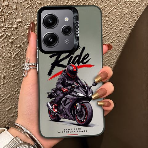 Xiaomi Redmi 12 Cover - Beyond The Asphalt Series - Lightweight Frosted Pearl Finish Anti-Fingerprint Shockproof Soft Borders Case