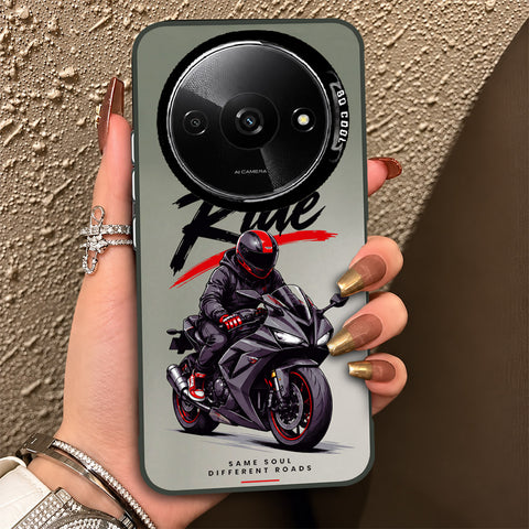 Xiaomi Poco C61 Cover - Beyond The Asphalt Series - Lightweight Frosted Pearl Finish Anti-Fingerprint Shockproof Soft Borders Case